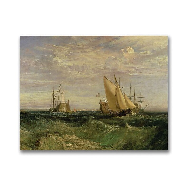 Trademark Global Joseph Turner "The Confluence of the Thames" Canvas Art, 35" x 47" image 1