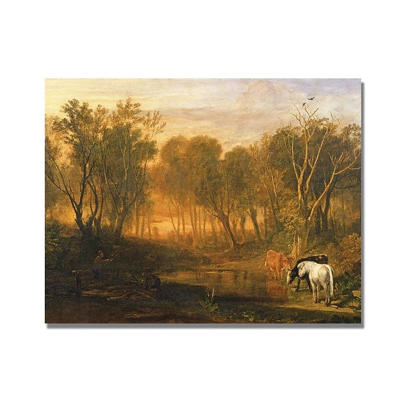 Trademark Global Joseph Turner "The Forest of Berer" Canvas Art, 18" x 24" image 1