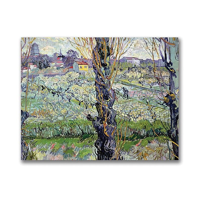 Trademark Global Vincent Van Gogh "View of Arles" Canvas Art, 26" x 32" image 1