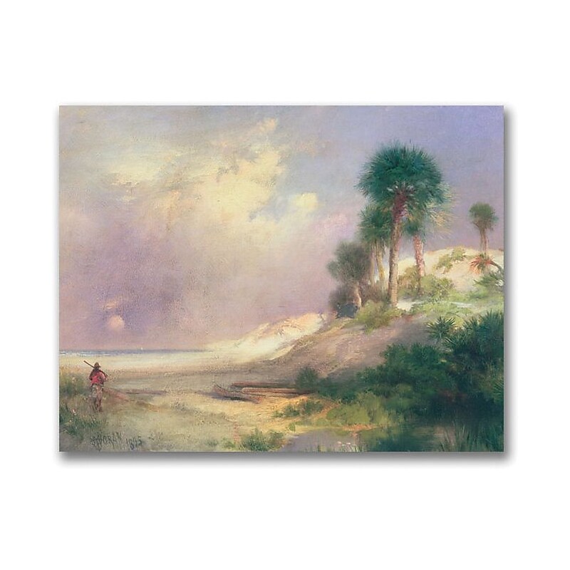 Trademark Global Thomas Moran "Florida 1895" Canvas Art, 26" x 32" image 1