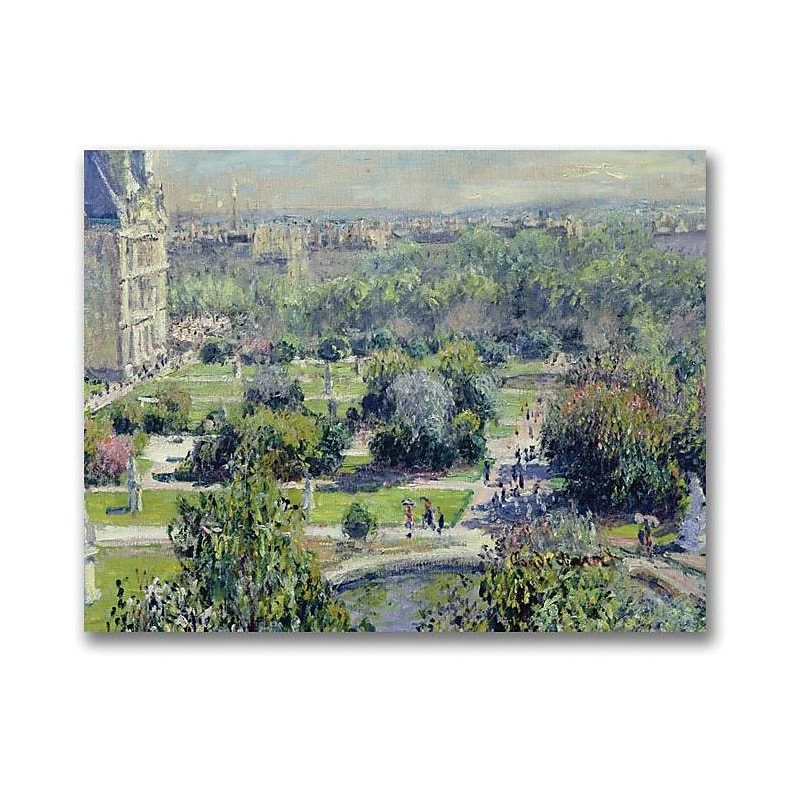 Trademark Global Claude Monet "View of the Tuileries" Canvas Art, 18" x 24" image 1
