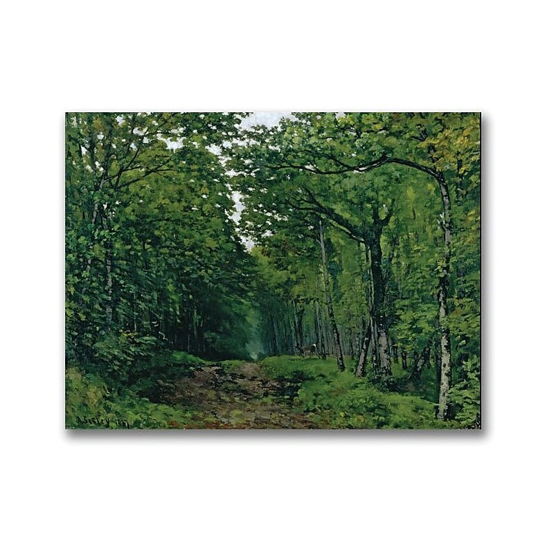 Trademark Global Alfred Sisley "The Avenue of Chestnut Trees" Canvas Art, 24" x 32" image 1