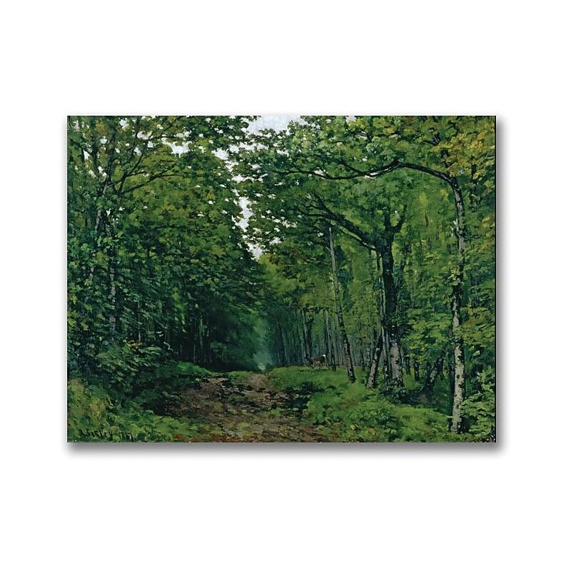 Trademark Global Alfred Sisley "The Avenue of Chestnut Trees" Canvas Art, 35" x 47" image 1