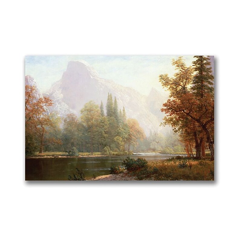 Trademark Global Albert Biersdant "Half Dome Yosemite" Canvas Art, 18" x 24" image 1