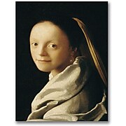 Trademark Global Jan Vermeer "Portrait of a Young Woman" Canvas Art, 24" x 18"