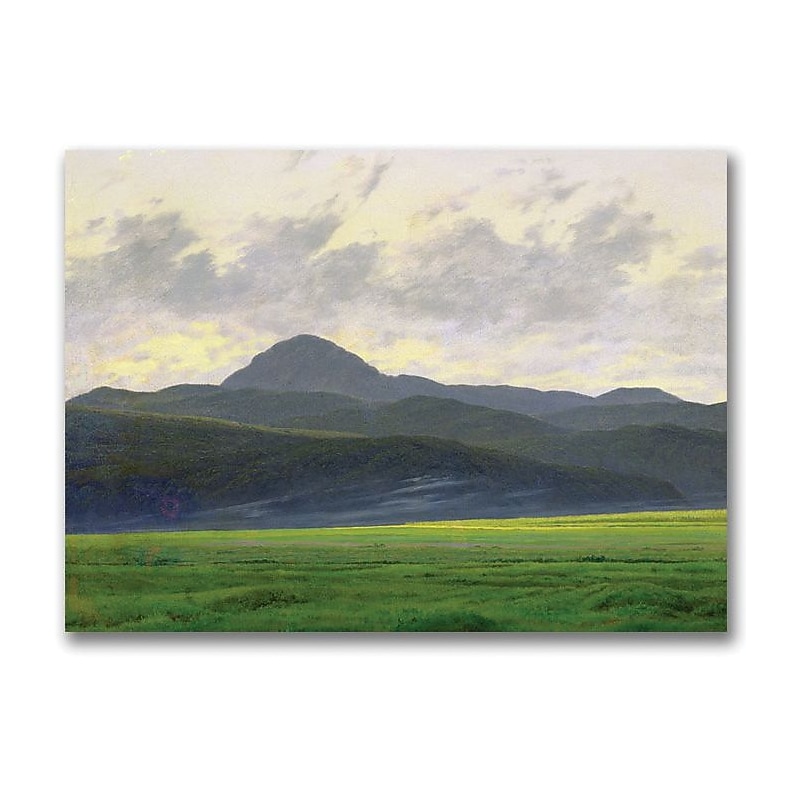 Trademark Global Caspar David Friedrich "Mountains Landscape" Canvas Art, 18" x 24" image 1
