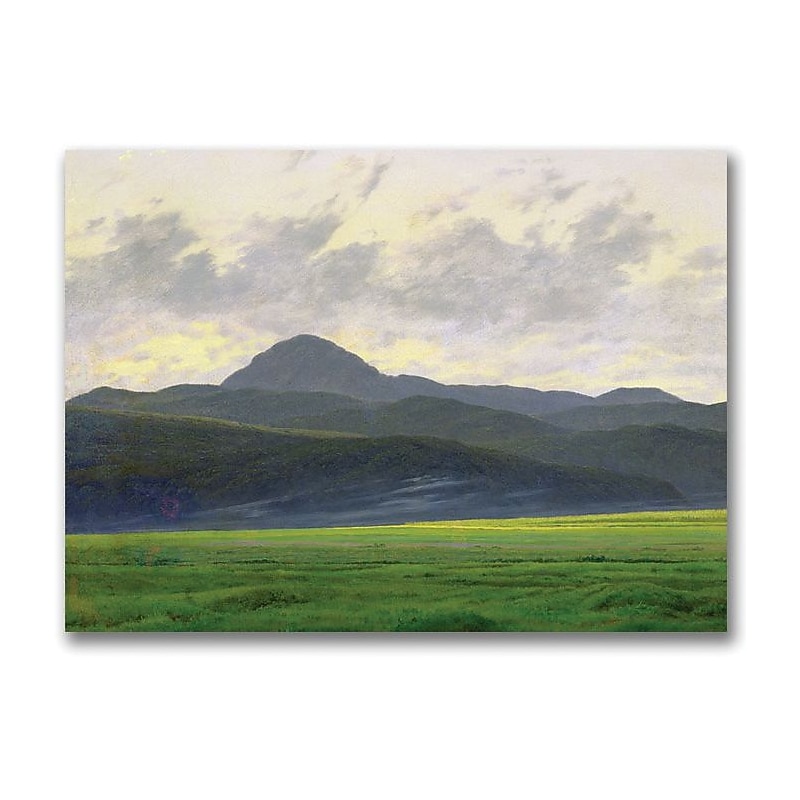 Trademark Global Caspar David Friedrich "Mountains Landscape" Canvas Art, 35" x 47" image 1