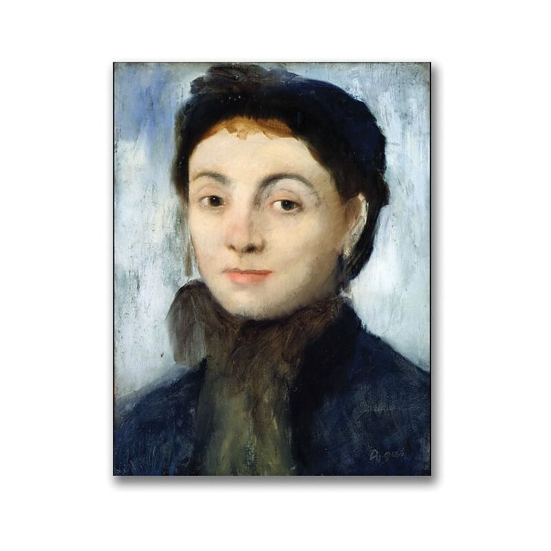 Trademark Global Edgar Degas "Portrait of Josephine Gaujelin" Canvas Art, 24" x 18" image 1