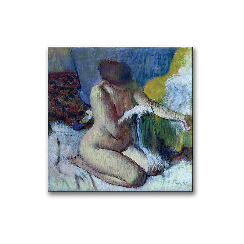 Trademark Global Edgar Degas "After the Bath" Canvas Art, 18" x 18" image 1