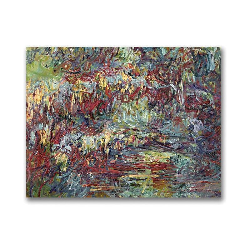 Trademark Global Claude Monet "The Japanese Bridge Giverny" Canvas Art, 18" x 24" image 1