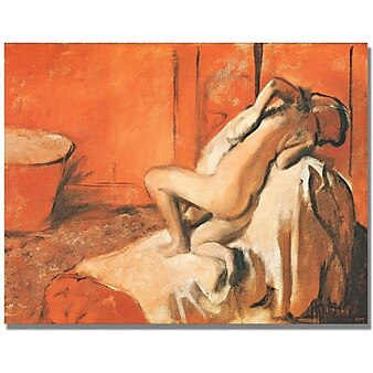 Trademark Global Edgar Degas "After the Bath 1896" Canvas Art, 35" x 47"
