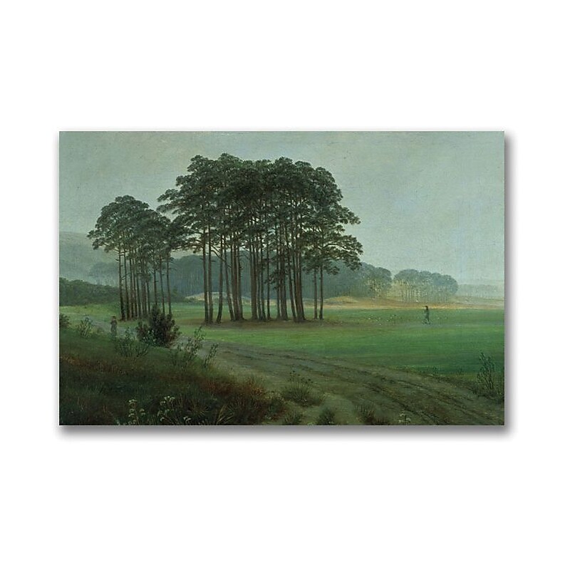 Trademark Global Caspar David Friedrich "Midday 1820 25" Canvas Art, 16" x 24" image 1