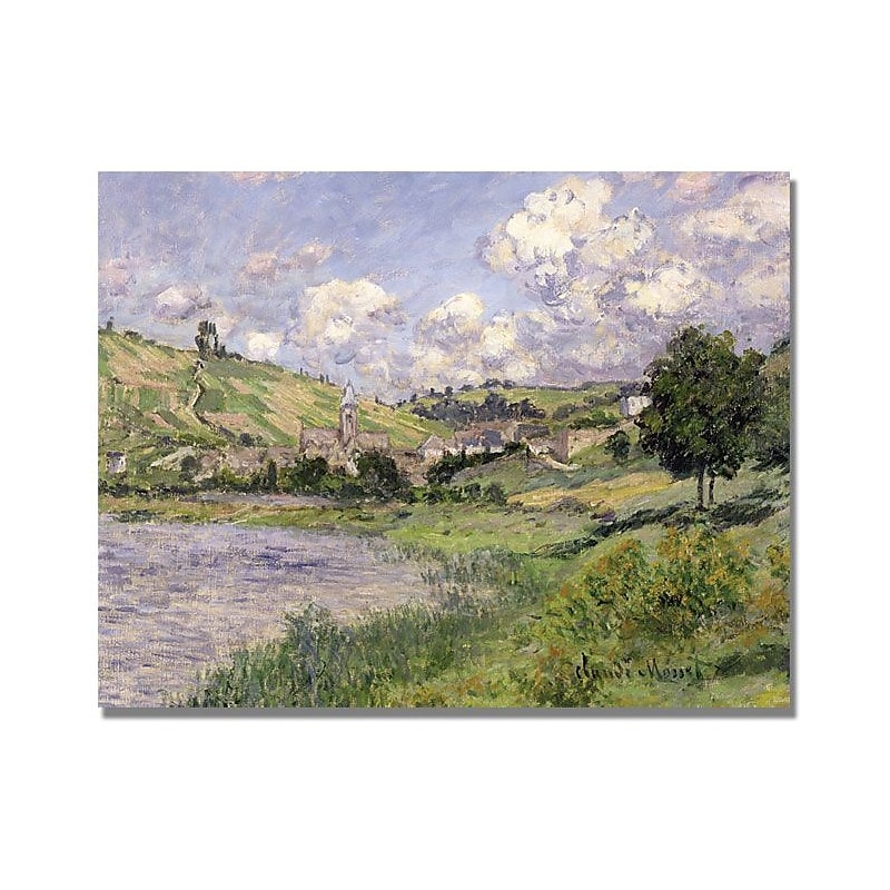 Trademark Global Claude Monet "Landscape Vetheuil 1879" Canvas Art, 24" x 32" image 1