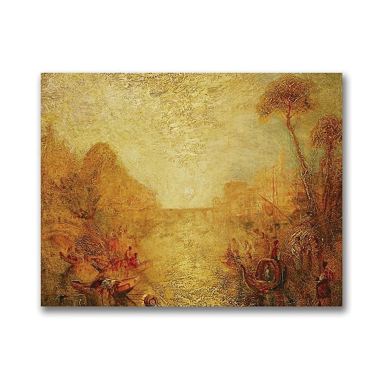 Trademark Global Joseph Turner "Landscape" Canvas Art, 35" x 47" image 1