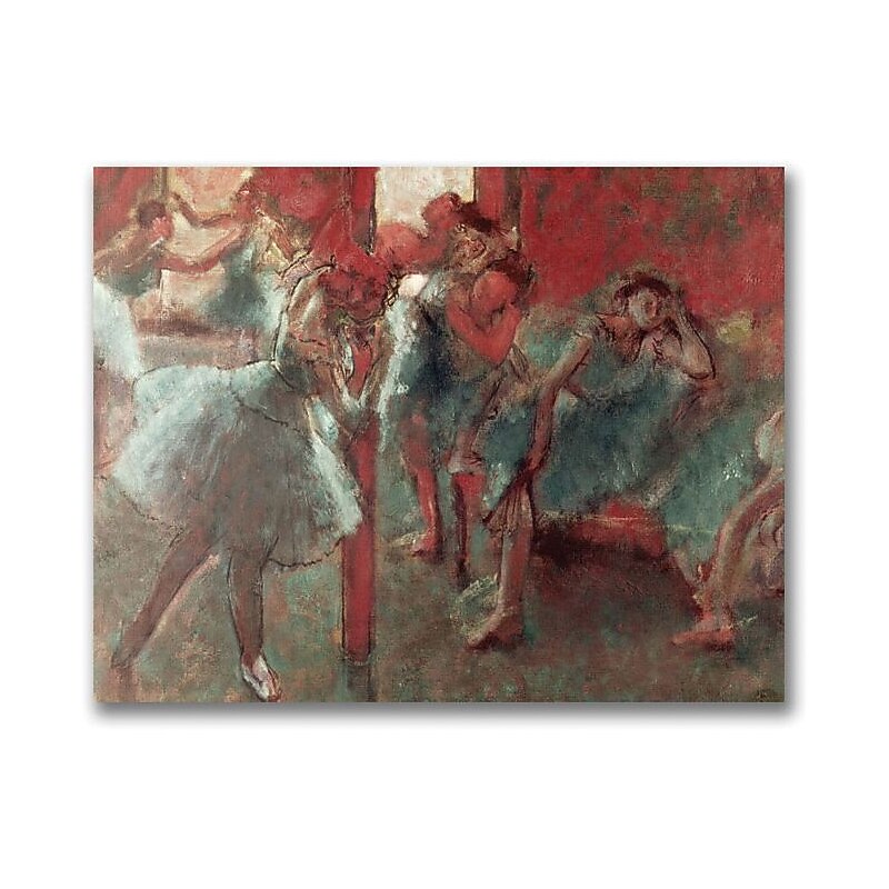 Trademark Global Edgar Degas "Dancers at Rehearsal, 1895-98" Canvas Art, 35" x 47" image 1