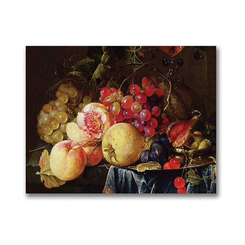 Trademark Global Cornelis De Heem "Still Life II" Canvas Art, 35" x 47" image 1