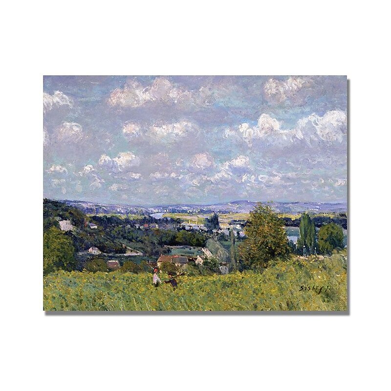 Trademark Global Alfred Sisley "The Valley of the Seine" Canvas Art, 24" x 32" image 1