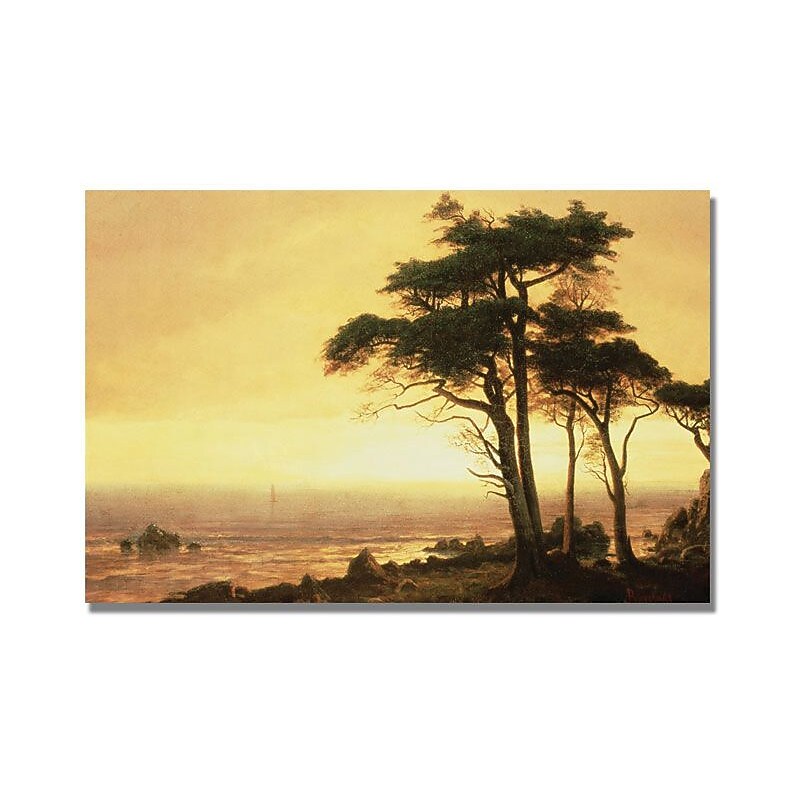 Trademark Global Albert Biersdant "California Coast" Canvas Art, 16" x 24" image 1