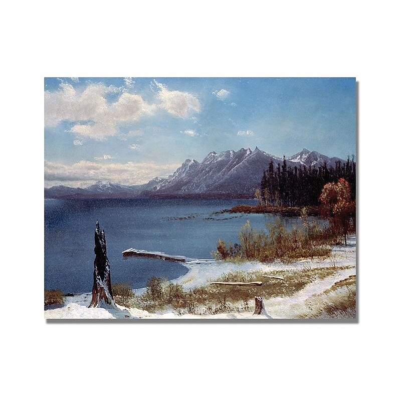 Trademark Global Albert Biersdant "Lake Tahoe" Canvas Art, 35" x 47" image 1