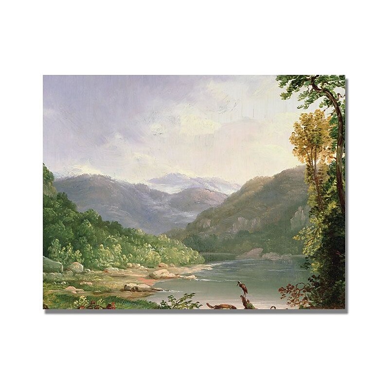 Trademark Global Thomas Whittredge "Kentucky River" Canvas Art, 24" x 32" image 1