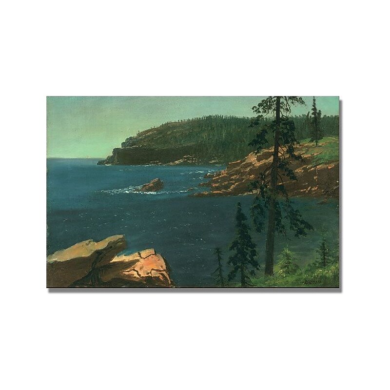 Trademark Global Albert Biersdant "California Coast II" Canvas Art, 16" x 24" image 1