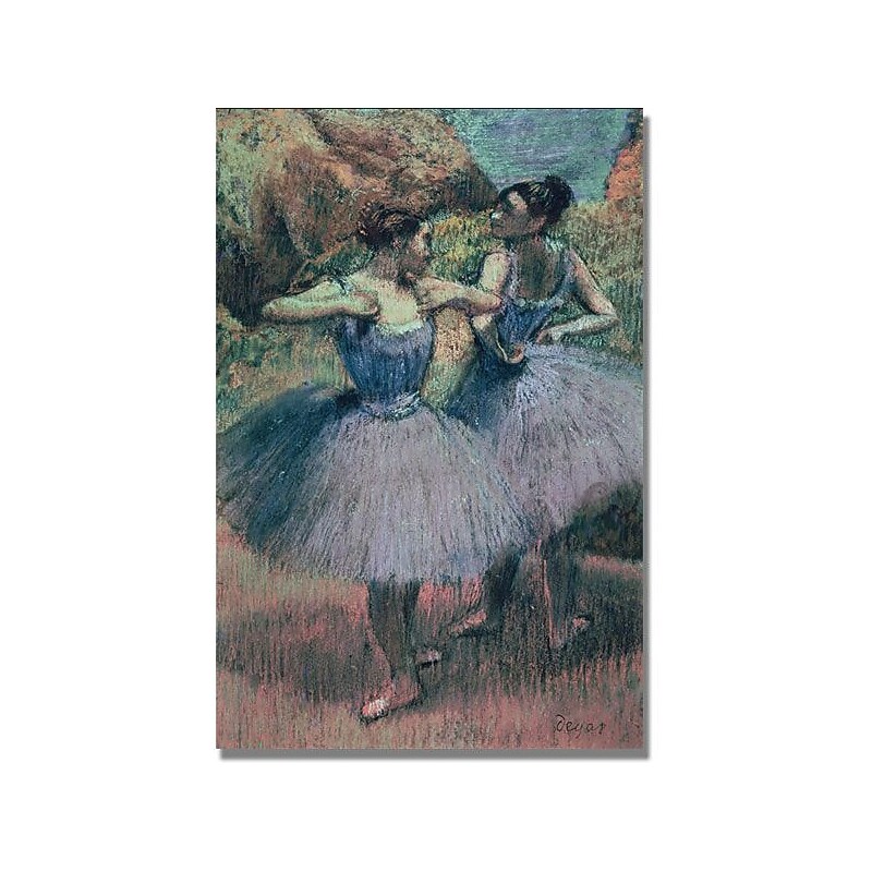 Trademark Global Edgar Degas "Dancers in Violet" Canvas Art, 24" x 16" image 1