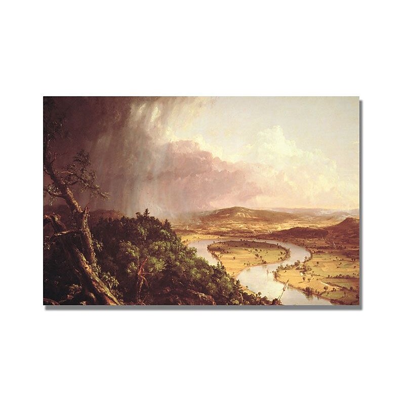 Trademark Global Thomas Cole "The Oxbow" Canvas Art, 16" x 24" image 1