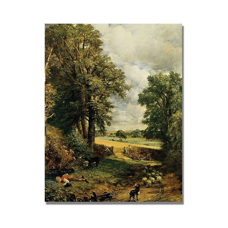 Trademark Global John Constable "The Cornfield" Canvas Art, 32" x 24" image 1