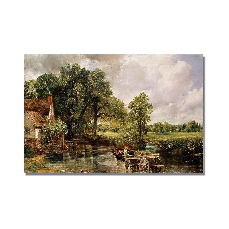 Trademark Global John Constable "The Hay Wain" Canvas Art, 16" x 24" image 1