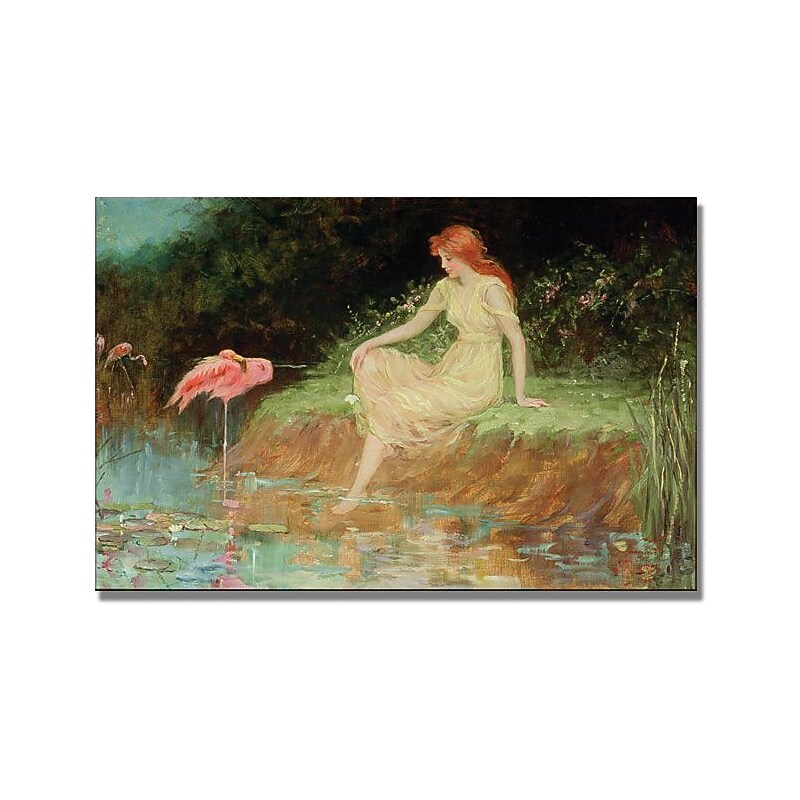 Trademark Global Fredrick Church "A Trusting Moment" Canvas Art, 16" x 24" image 1