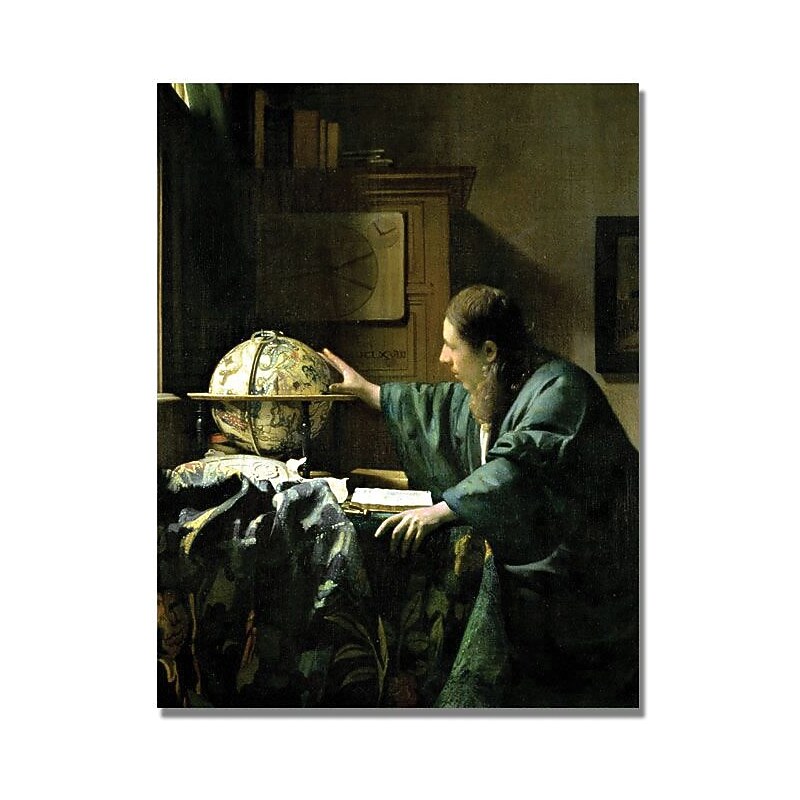 Trademark Global Jan Vermeer "The Astronomer" Canvas Art, 24" x 18" image 1