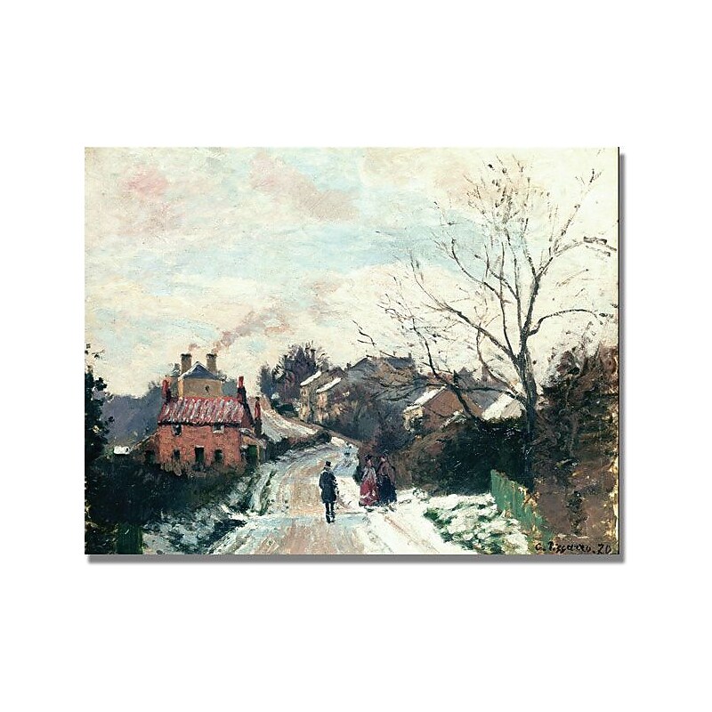 Trademark Global Camille Pissarro "Fox Hill, Upper Norwood" Canvas Art, 18" x 24" image 1