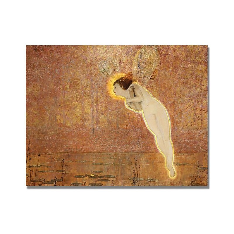 Trademark Global John Atkinson Grimshaw "Iris" Canvas Art, 35" x 47" image 1