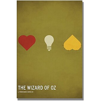 Trademark Global Christian Jackson "Wizard of Oz" Canvas Art, 24" x 16"