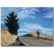 Trademark Global Coleen Proppe "Biker Ascending" Canvas Art, 26" x 32"