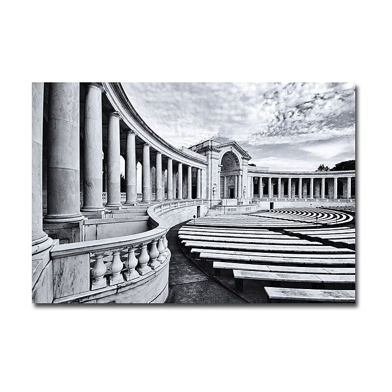 Trademark Global Gregory Ohanlon "Arlington National Cemetery- Amphitheater" Canvas Art, 16" x 24" image 1