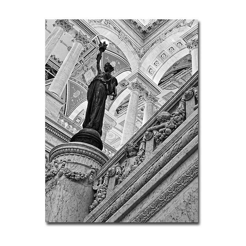 Trademark Global Gregory Ohanlon "Library of Congress- Great Hall" Canvas Art, 35" x 47" image 1
