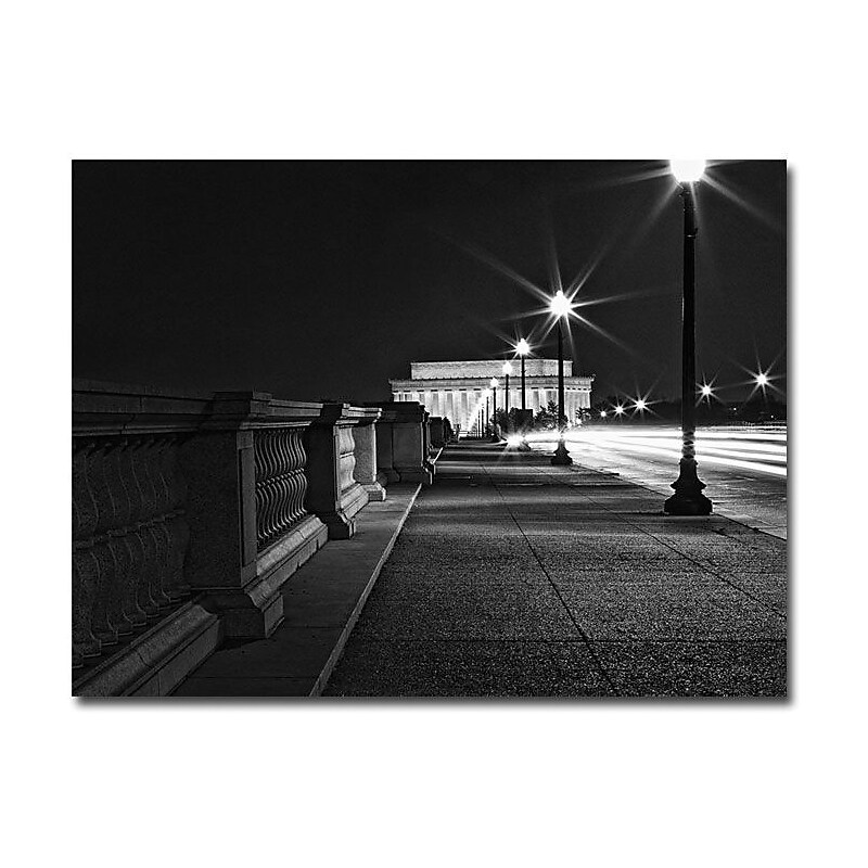 Trademark Global Gregory Ohanlon "Lincoln Memorial" Canvas Art, 16" x 24" image 1