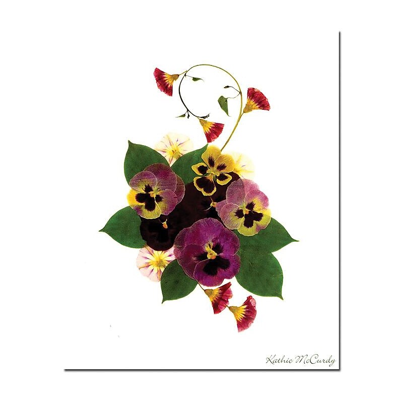 Trademark Global Kathie McCurdy "Frivolity" Canvas Art, 32" x 26" image 1