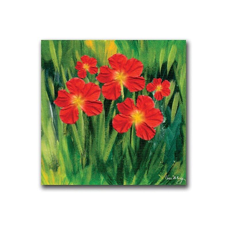 Trademark Global Kathie McCurdy "Entranced" Canvas Art, 24" x 24" image 1