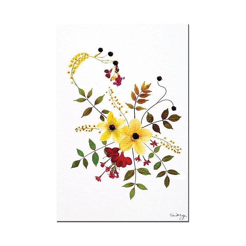 Trademark Global Kathie McCurdy "Enchanted Garden Splash" Canvas Art, 24" x 16" image 1