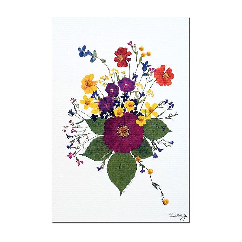 Trademark Global Kathie McCurdy "Enchanted Garden" Canvas Art, 47" x 30" image 1