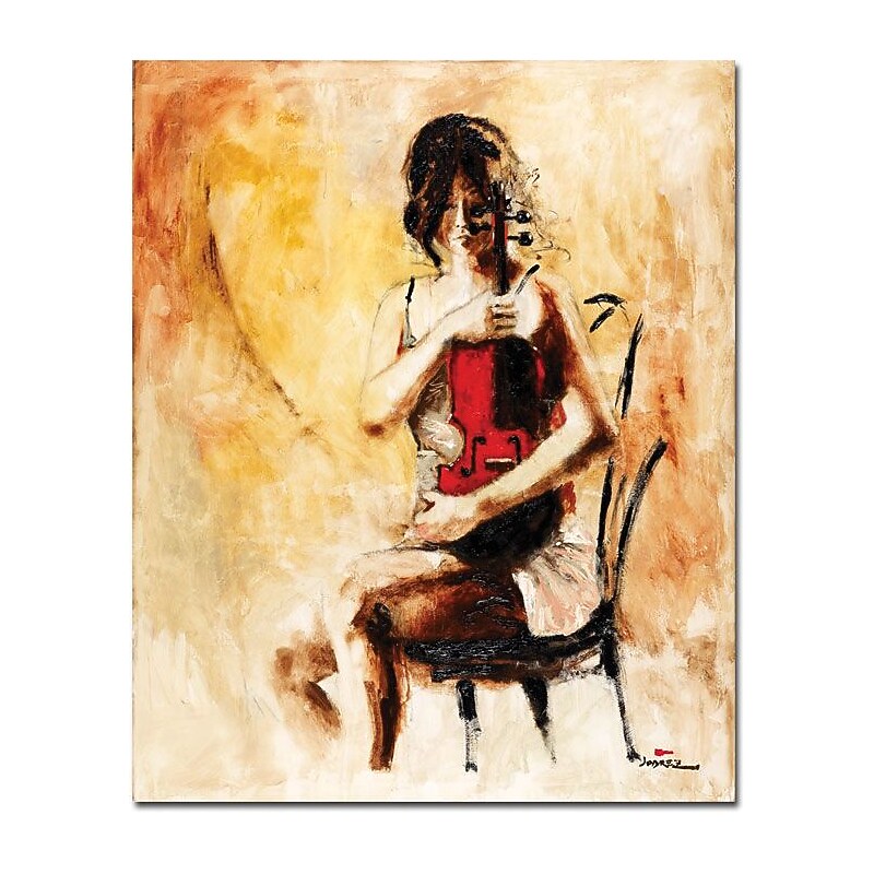 Trademark Global Joarez "Divine Melody" Canvas Art, 47" x 35" image 1