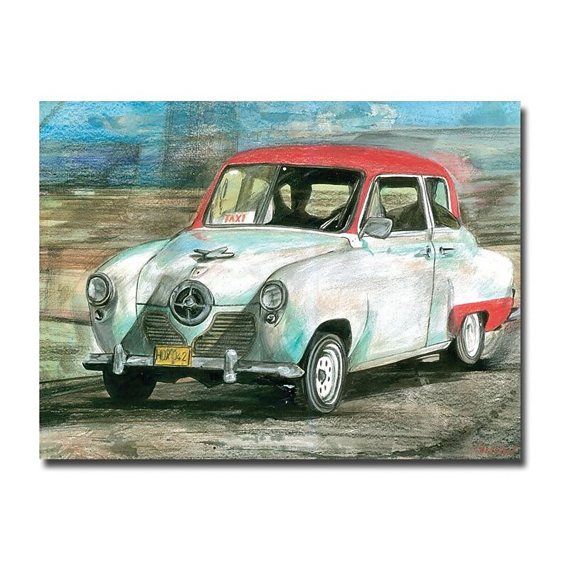 Trademark Global Alberto "On My Way" Canvas Art, 24" x 32" image 1