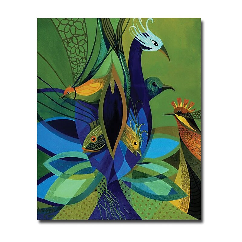 Trademark Global Armando "Exotic Nature" Canvas Art, 24" x 18" image 1