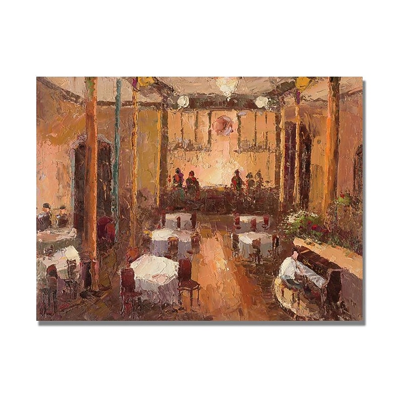 Trademark Global "Cafe Italia" Canvas Art, 18" x 24" image 1