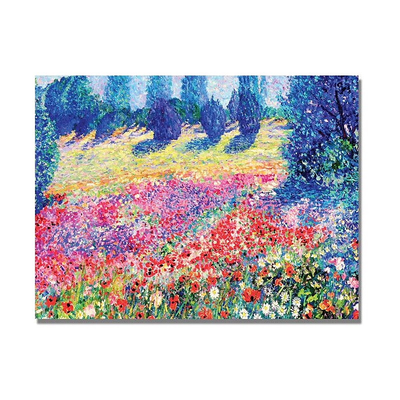 Trademark Global Manor Shadian "Poppies" Canvas Art, 30" x 47" image 1