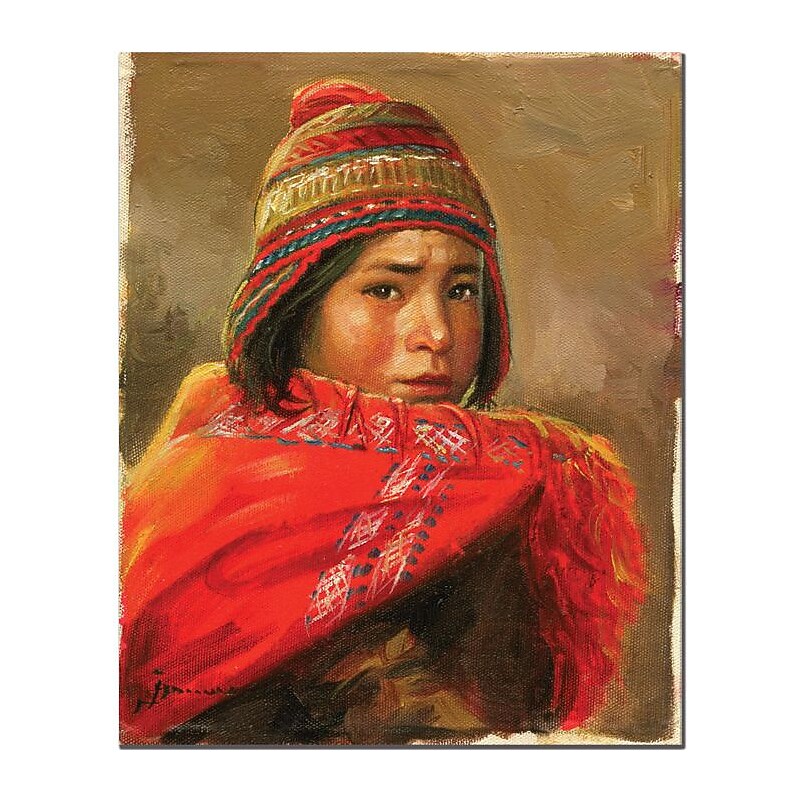 Trademark Global Jimenez "Dia de Trabajo" Canvas Art, 24" x 18" image 1