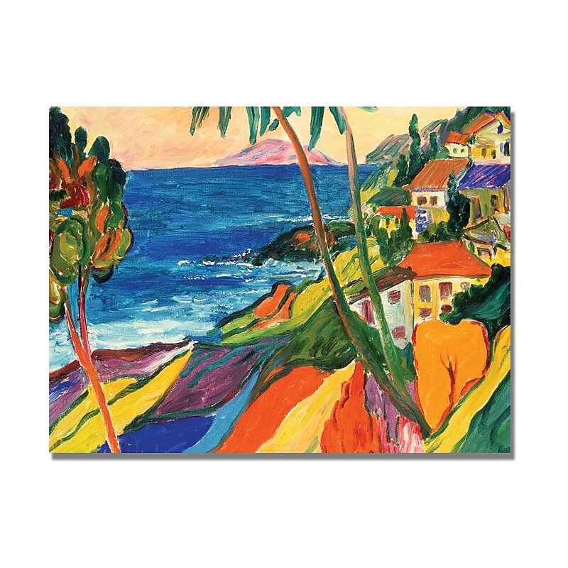 Trademark Global Manor Shadian "Mapli Maui" Canvas Art, 24" x 32" image 1