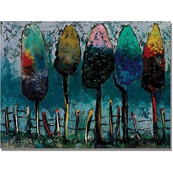 Trademark Global Boyer "Azul Cielo" Canvas Art, 26" x 32"